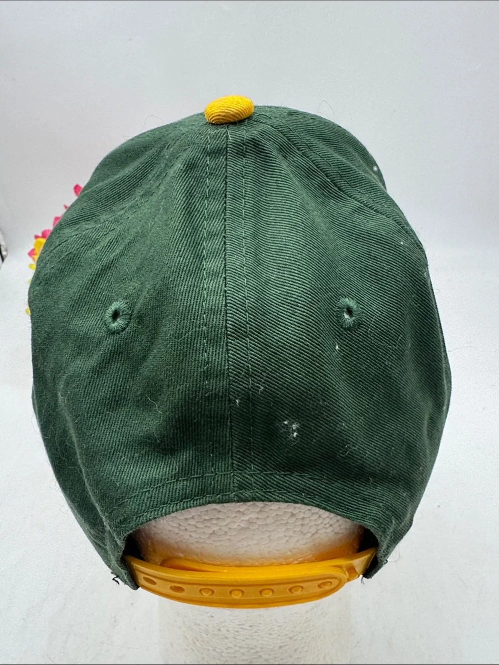 New Era Green, Black & Yellow Team Logo Baseball Cap